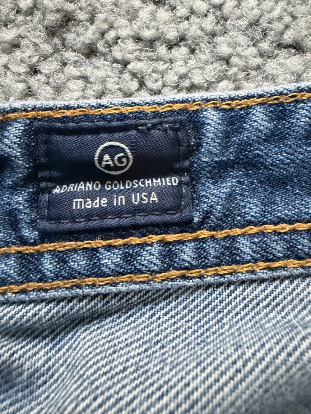 AG Adriano Goldschmied The Protege Straight Jeans 31x32 USA Tae Wash Lyocell EUC - Picture 9 of 13